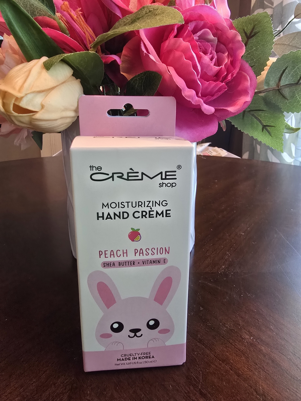 The Crème Shop Peach Passion Moisturizing Hand Creme - Pink